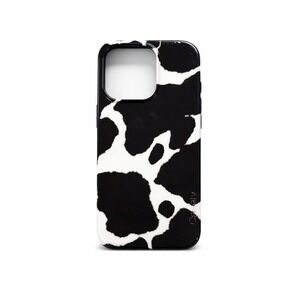 Casely Cow Print iPhone 15 Pro Case MagSafe Compatible Black White New